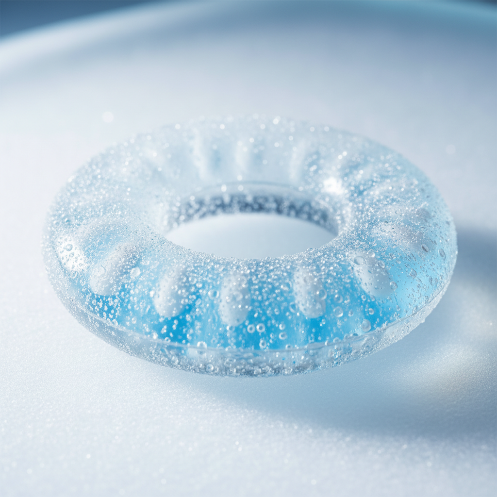 Hochauflösendes Produktbild des CAJA Baby Beißrings mit Kühleffekt, der schnelle Linderung in der anspruchsvollen Zahnungsphase verspricht.